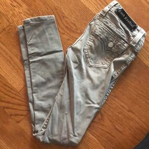 Rock Revival Gray Jeans, Skinny, Size 25